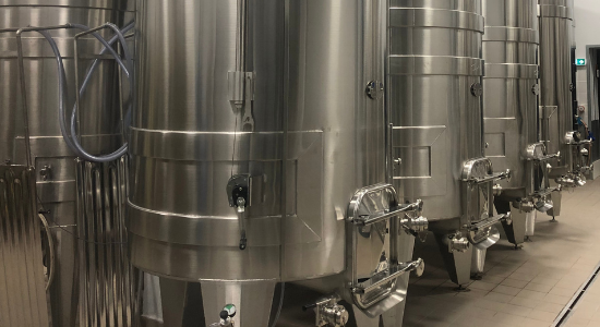 cuve inox chai brem, cuve inox, pressurage direct, l'orée du sabia